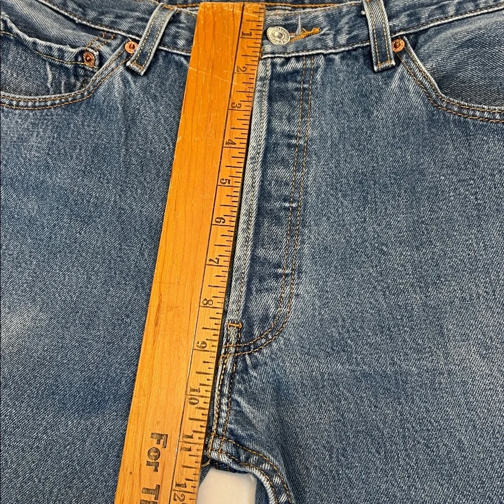 Y2K LEVI’S 501xx VINTAGE STRAIGHT LEG GRUNGE DISTRESSED BUTTON FLY JEANS 32x30